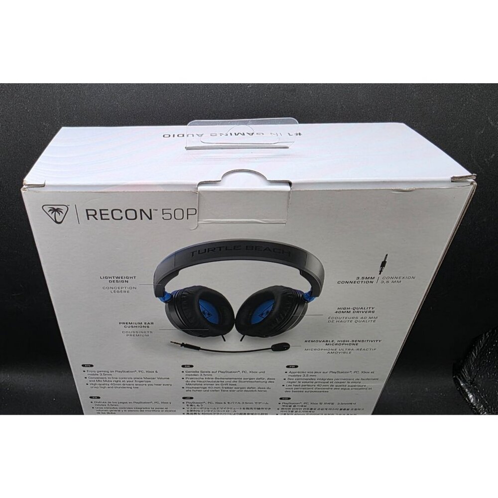 Turtle Beach Recon 50P Wired Multiplatform Gaming Headset For PlayStation - Picture 8 of 10